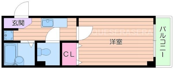 関大前駅 徒歩5分 4階の物件間取画像